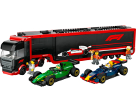LEGO Ciy 60445 Ciężarówka z bolidami RB20 i AMR24 F1 - 1298087 - zdjęcie 3